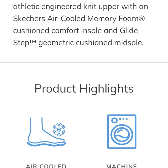 Skechers Men’s Glide Step memory foam sneakers, 7 Wide - Picture 7 of 7